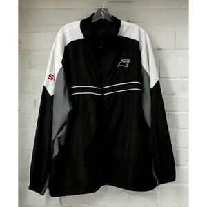 North Carolina Panthers NFL Football Full Zip Windbreaker 2XL